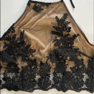 Lace halter top